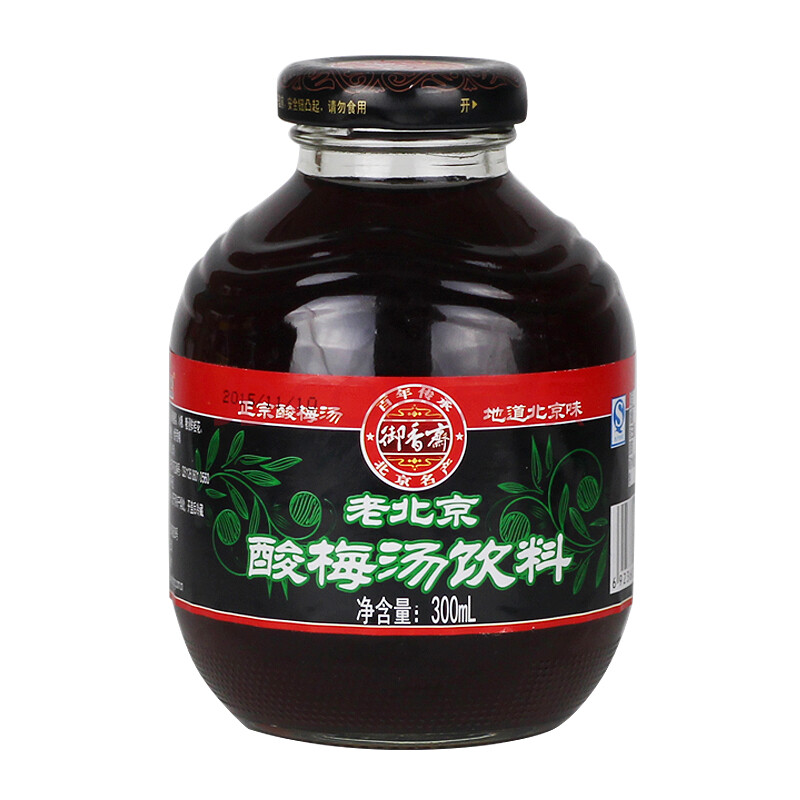 【京东超市】御香斋 老北京酸梅汤 饮料 300ml*12 整箱装 库币:12kb