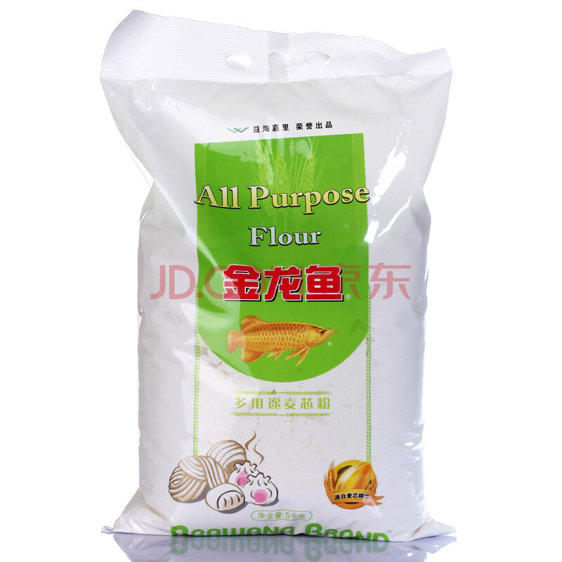 金龙鱼多用途麦芯小麦粉面粉5kg袋适合各类面食金龙鱼麦芯粉面粉
