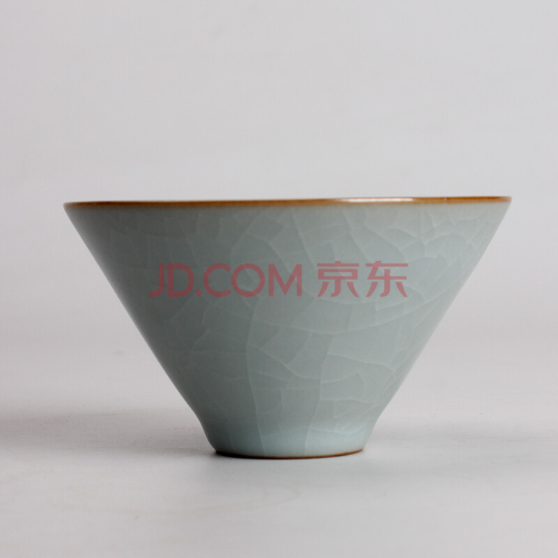 闽茶府 茶具 茶道 功夫茶汝窑杯 蝉翼纹开片天蓝 月白 青云杯 禅定杯