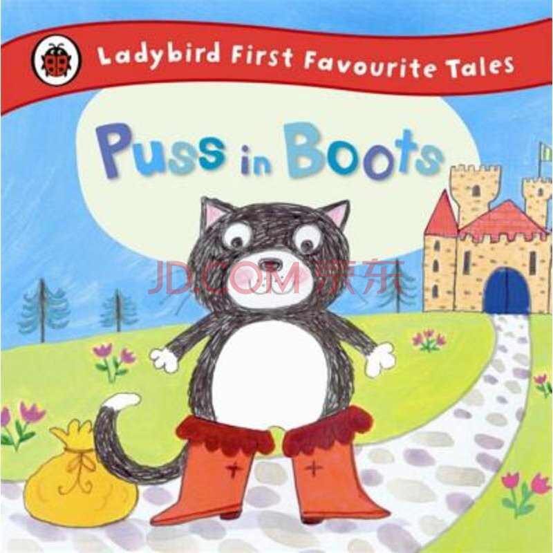 英文原版 穿靴子的猫 puss in boots: ladybird first favo