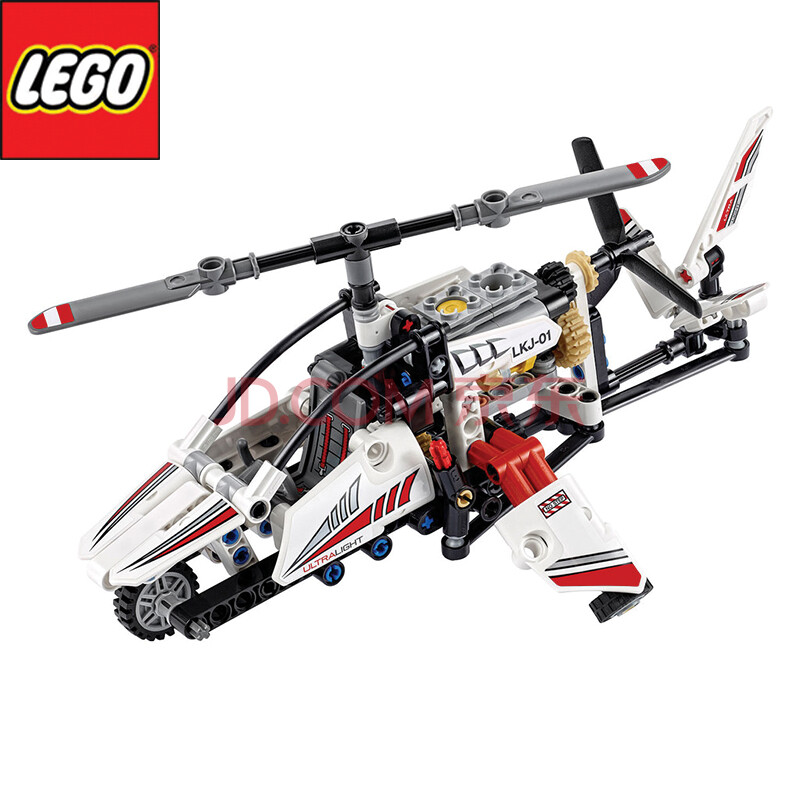 乐高legolego乐高拼插类玩具technic机械组系列超轻型直升飞机42057