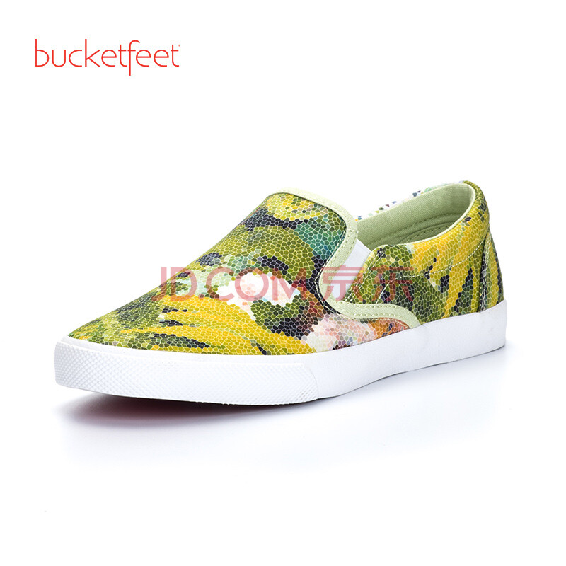 Bucketfeet/ÃÀ¹úŮЬ Ò»½ÅÌ×Ó¡»¨ÐÝÏз«²¼Ð¬ÀÖ¸£Ð¬ 500 37