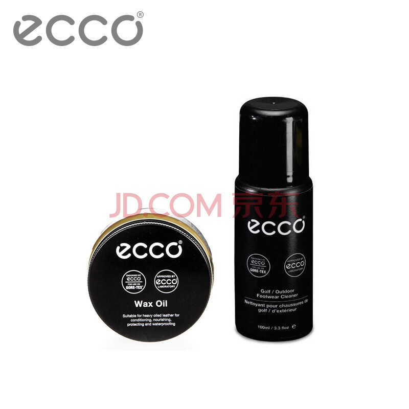 ECCO愛步 戶外系列重度油皮護理套裝 無色 透明