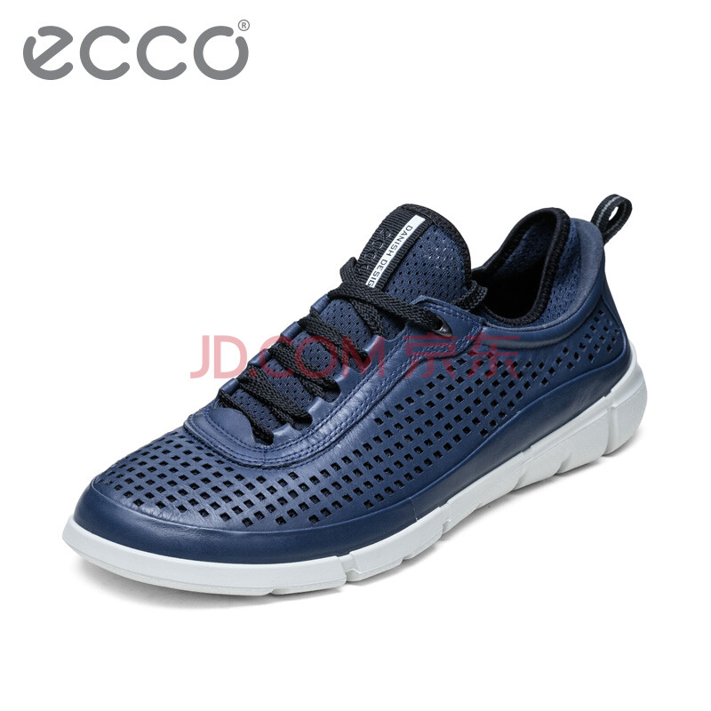 ECCO°®²½ ʱÉÐÍøÃæ´ò¿×Ô˶¯ÐÝÏÐЬ Çá±ãÊæÊÊÄÍÄ¥»ºÕðÍ¸ÆøÄÐЬ Ó¯ËÙ1 17SS86001 º£¾üÀ¶86001401048 40