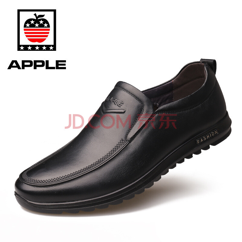 Æ»¹ûAPPLE¶¨ÖÆÐ¬Í·²ãţƤÉÌÎñƤЬÄÐЬÄÍÄ¥·À»¬Ì×½ÅÕæÆ¤ÐÝÏÐЬ ºÚÉ« 43