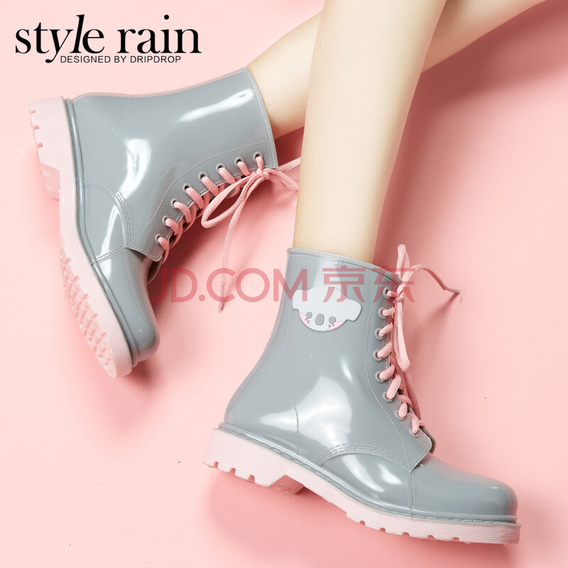 StyleRain´ºÏÄÐÂÆ·´ºÏÄʱÉÐŮʽÂí¶¡Óêѥˮѥ·À»¬Ë®Ð¬Ïµ´ø½ºÐ¬¶ÌͲÓêЬŮ °ÄÖÞ¿¼À 36