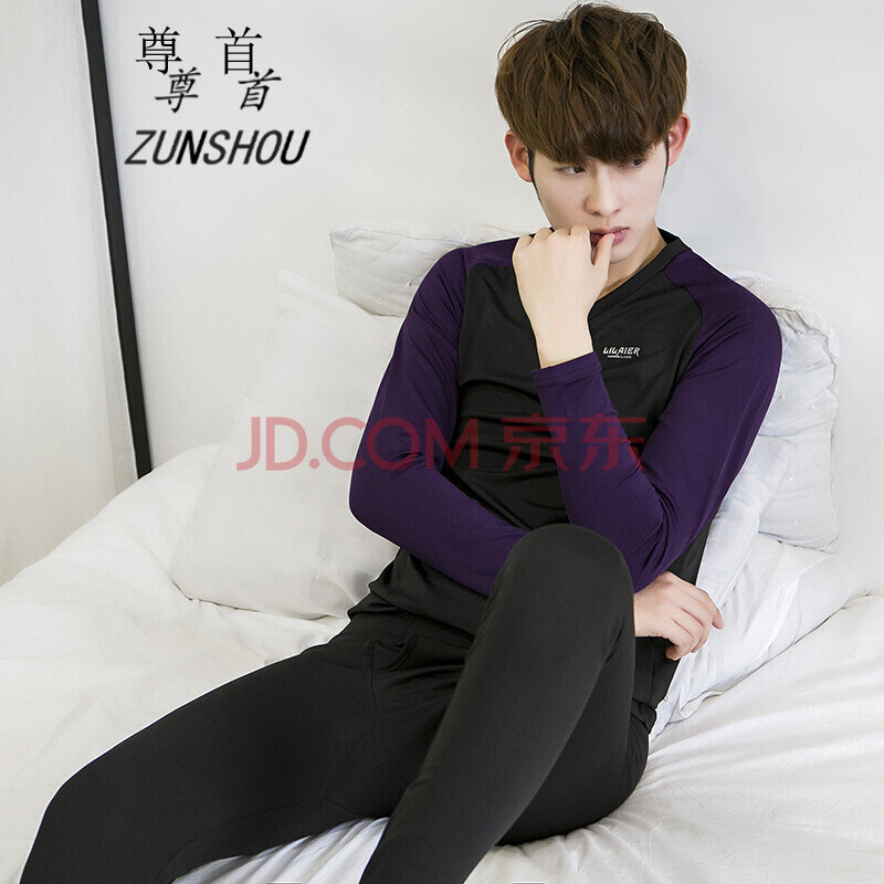 ×ðÊ×¶¬¼¾VÁ챣ůÄÚÒÂÄÐ2018±£Å¯ÄÚÒÂÌ××°¼ÓÈÞÒ¿ãvÁìÄÐÉÏÒÂÐÞÉíÃÞëÉÀX ºÚÉ« XXL