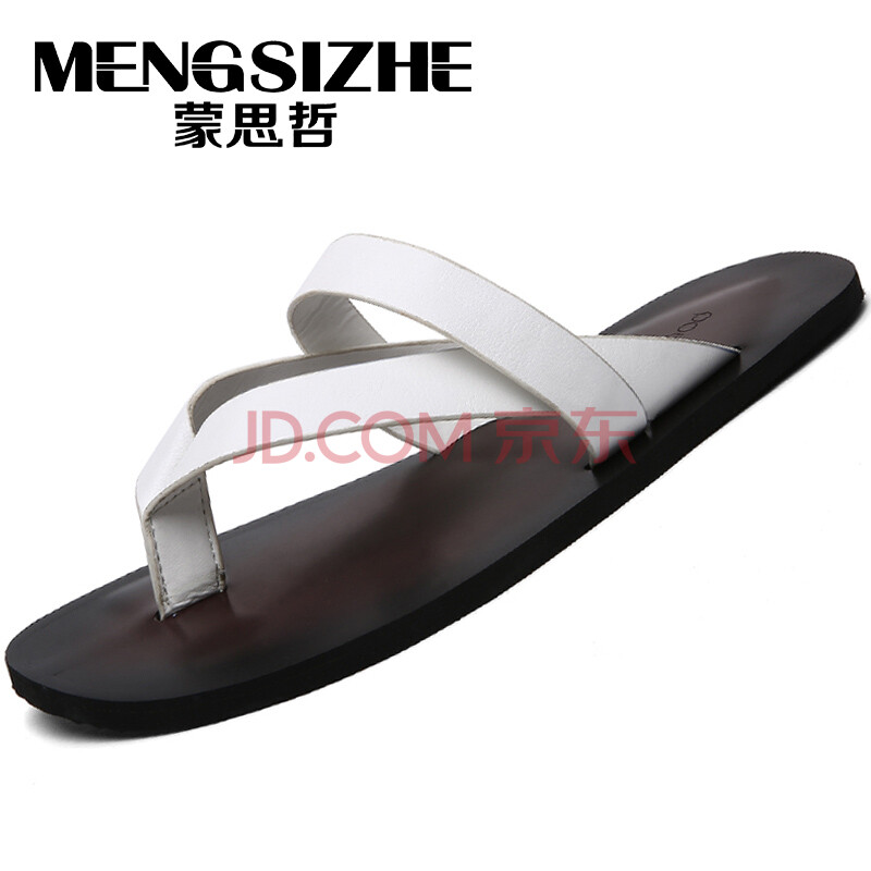 ÃÉ˼ÕÜ£¨MENGSIZHE£©Ð¿îÍÏЬ ÄÐ ÈË×ÖÍÏ É³Ì²Á¹Ð¬Ïᆵ¤ÍÏЬ °×É«52 43