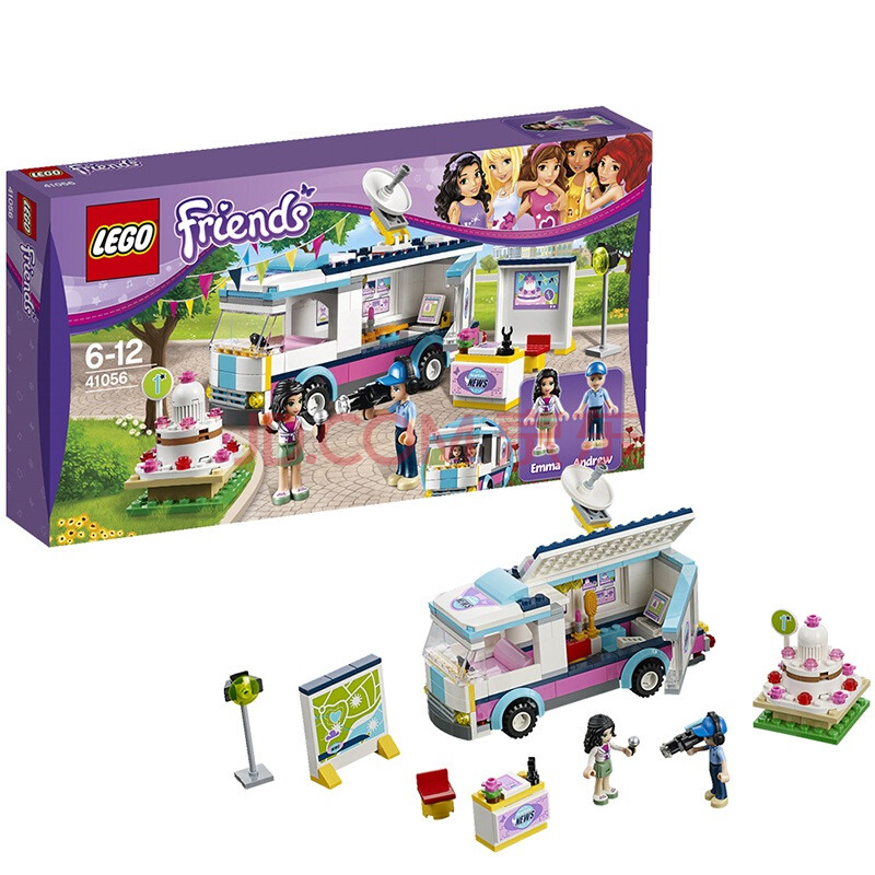 乐高(lego) lego friends 乐高好朋友系列 心湖城主题 心湖新闻转播车