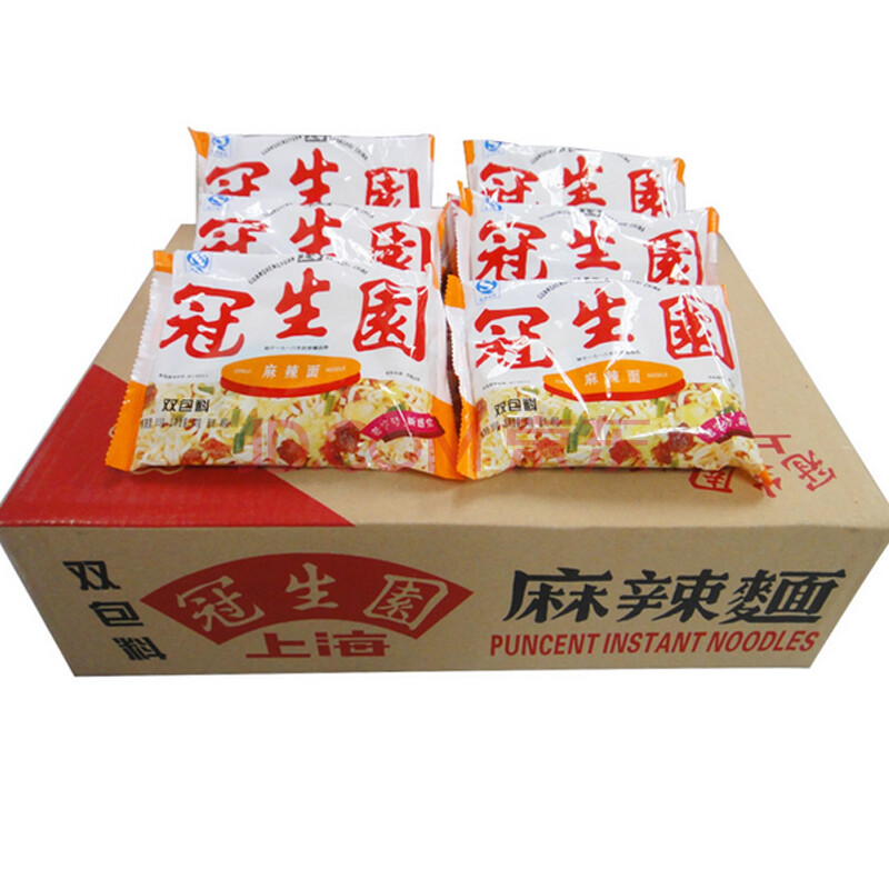 冠生园方便面麻辣味干脆面泡面干吃方便面55g*40包方便速食