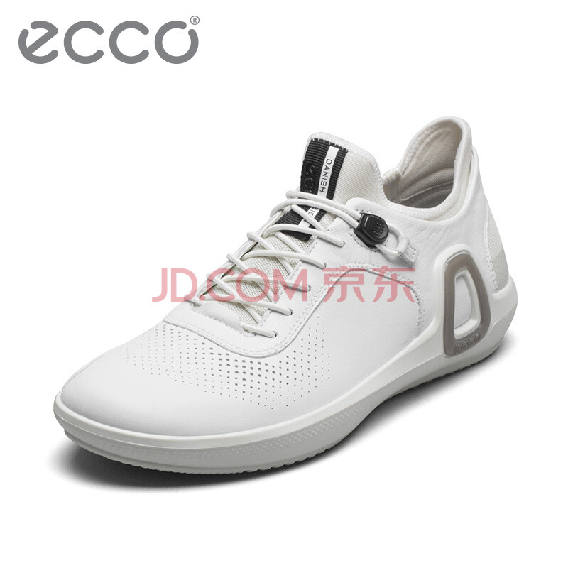 ECCO°®²½Ð¿îÔ˶¯ÐÝÏÐЬ ţƤÈáÈíÊæÊÊ»ºÕð»§ÍâÄÐЬ Ó¯ËÙ3ϵÁÐ 839554 °×É«83955401007 43