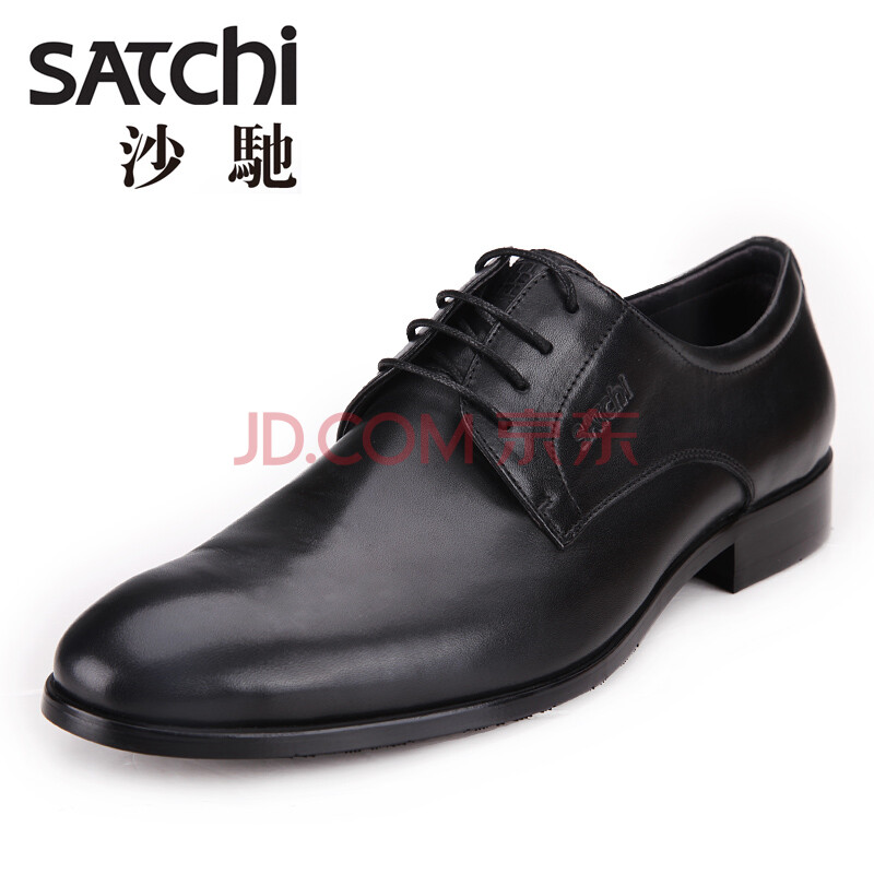 Satchi/ɳ³ÛÄÐЬ ʱÉÐÉÌÎñÕýװƤЬ Ó¢Â×ÄÐʿЬ Բͷϵ´øµÍ°ï ÕæÅ£Æ¤ ¼òÔ¼³¬ÈíÊæÊÊ ºÚÉ«65441001Z 40Âë(Æ«´óÒ»Âë)