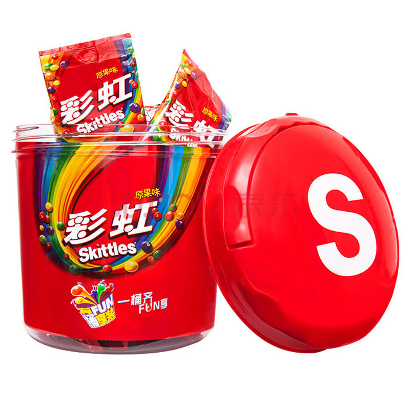 彩虹糖原果味15g*30包fun享桶(新旧包装随机发)