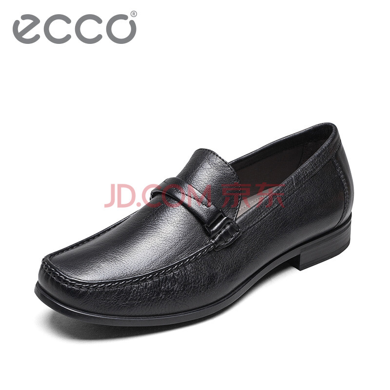 ECCO°®²½ ÉÌÎñÕýװԲͷÌ×½ÅĥɰƤЬ ¼òÔ¼ÊæÊÊÍ¸ÆøÄÍÄ¥ÄÐЬ ÕýװĪ¿Ë661844 ºÚÉ«66184401001 41