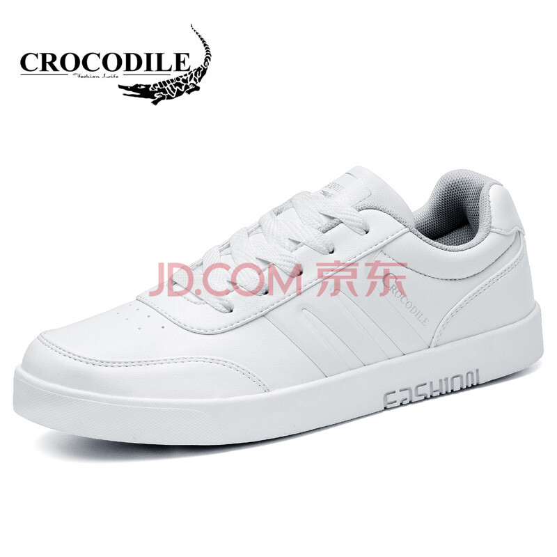 CROCODILE/öùÓãÐôÄÐЬƽ°åЬÄÐÐÝÏÐЬ×ÓÄÐÉú»¬°åЬѧÉúÔ˶¯Ð¬ °×É« 43