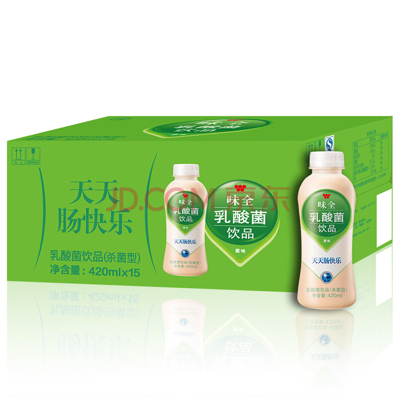 味全 乳酸菌(原味)420ml*15瓶 整箱