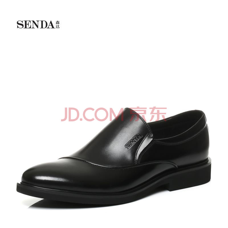 Senda/É´ïÇ^ʱÉоµäÊæÊÊţƤÉÌÎñÕý×°ÄÐЬ11239CM7 ºÚÉ« 43
