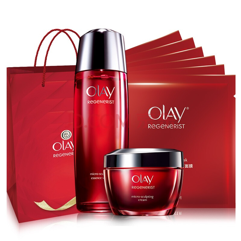 olay玉兰油 新生塑颜逆转肌龄两步曲(活能水150ml 大红瓶50g)(补水