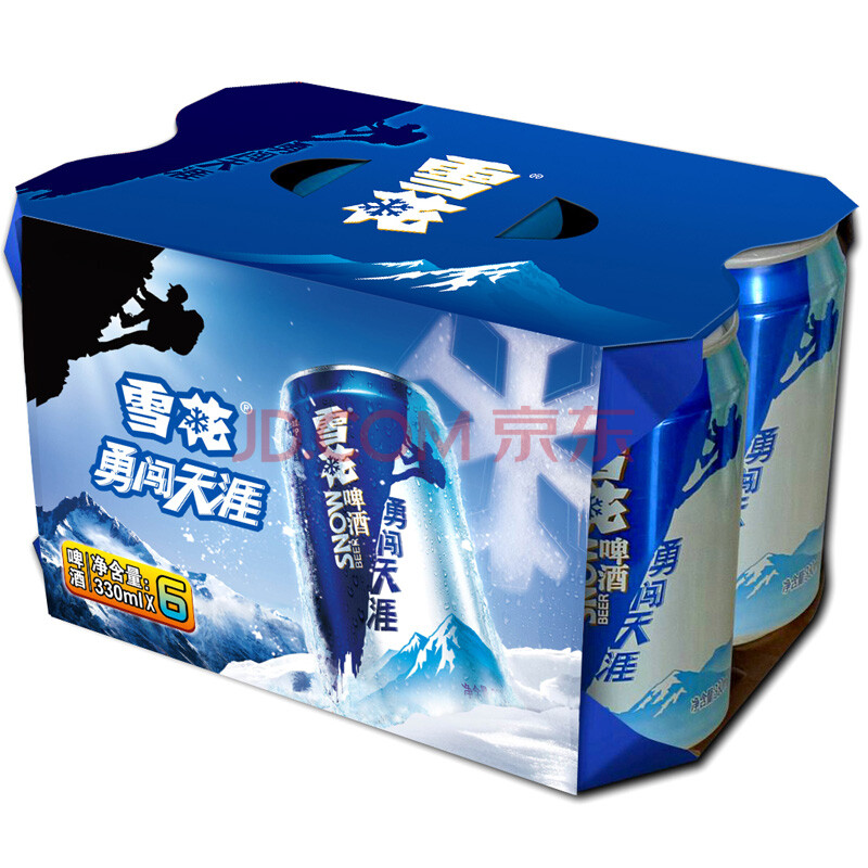 雪花啤酒(snowbeer)8度 勇闯天涯 330ml*6听