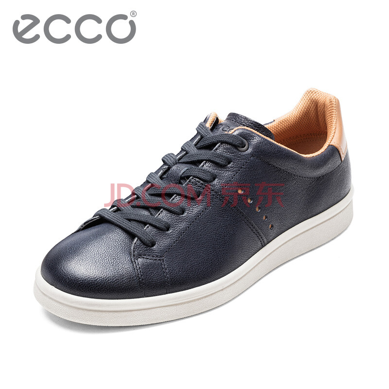 ECCO°®²½ Բͷƽµ×ţƤÄÐʿʱÉÐÐÝÏÐЬ ÊæÊÊÍ¸ÆøÆ´½ÓµÍ°ïЬÉÌÎñϵ´øÄÐЬ ¿¨ÁÖ536604 ºÚÉ«53660450765 41