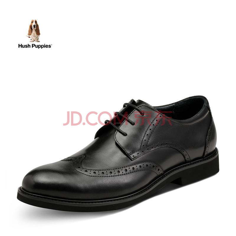 Hush Puppies/Ͼ²½Ê¿×¨¹ñͬ¿îţƤÉÌÎñÕý×°ÄÐÆ¤Ð¬Ê±Éеñ»¨Æ¤Ð¬B1B01CM7 ºÚÉ« 41