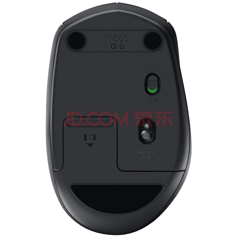 罗技（Logitech）M585 鼠标 无线蓝牙鼠标 办公鼠标 对称鼠标 优联 石墨黑 自营 带无线2.4G接收器中国中铁网上商城