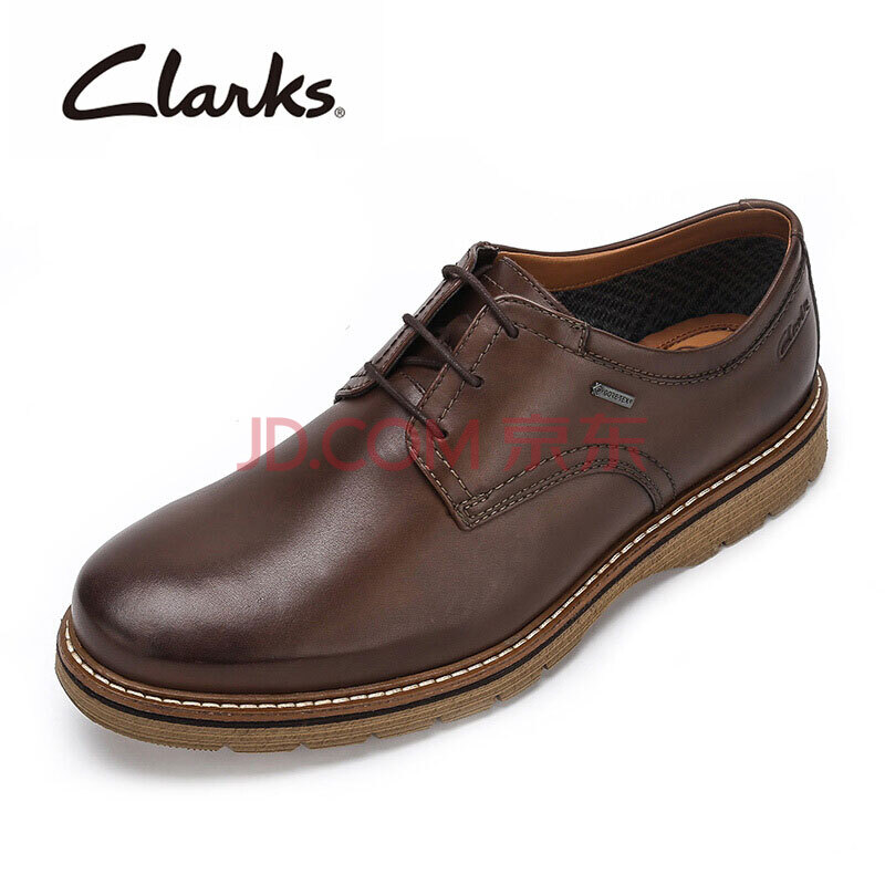 ClarksÆäÀÖÄÐЬ ÉÌÎñÕýװƤЬÄÐЬ Newkirk Go GTX·ÀË®Í¸Æø ×ØÉ«Æ¤¸ï 42.5(uk8.5)