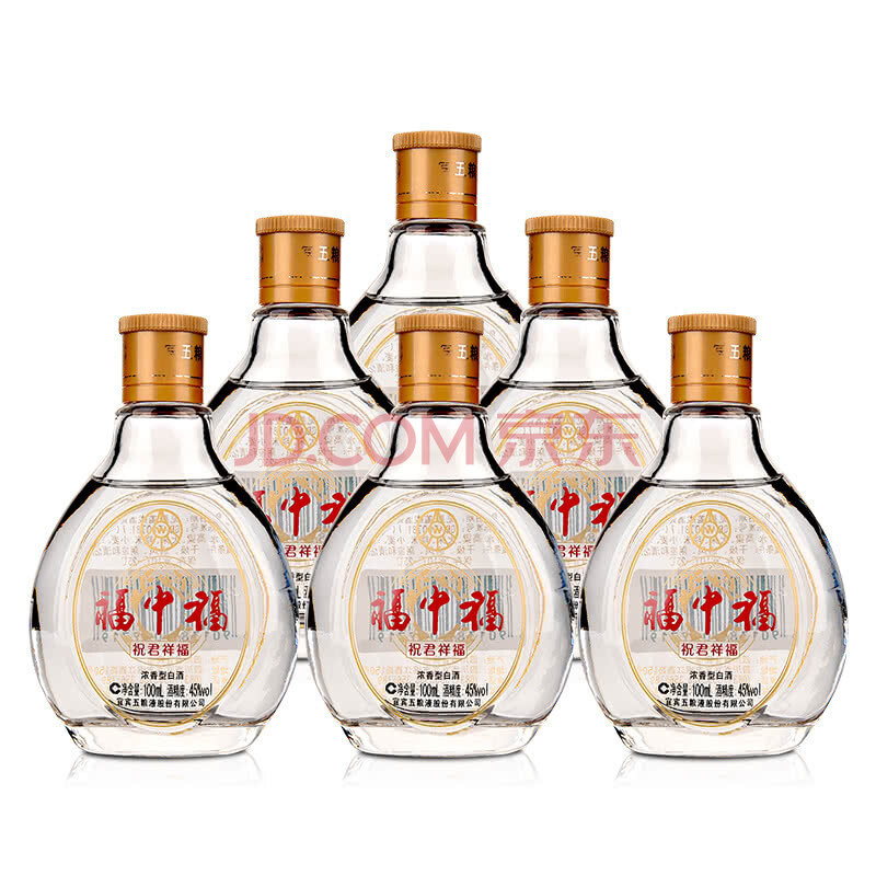 ¡¾ÎåÁ¸Òº³¬¼¶´óÅÆÈÕ¡¿ÎåÁ¸Òº45¶È ×£¾ýÏ鸣100ml*6 (2012-2013ÄêÀϾÆ)