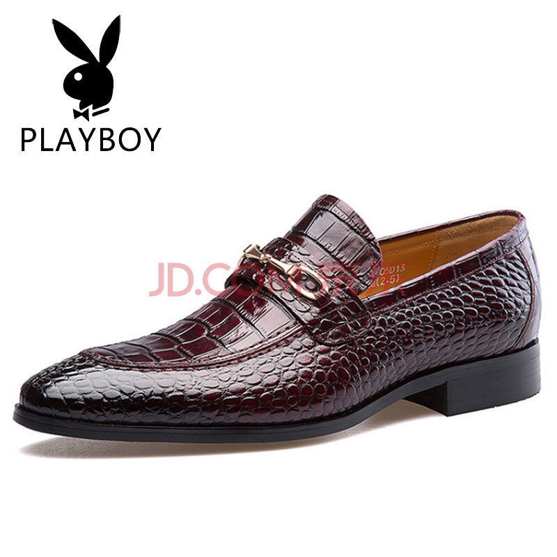 »¨»¨¹«×Ó£¨PLAYBOY£©Æ¤Ð¬ ÄÐÊ¿ÉÌÎñÕýװƤЬöùÓãÎÆÁ÷ÐÐÄÐЬ´ú¹º ¾Æºì 40