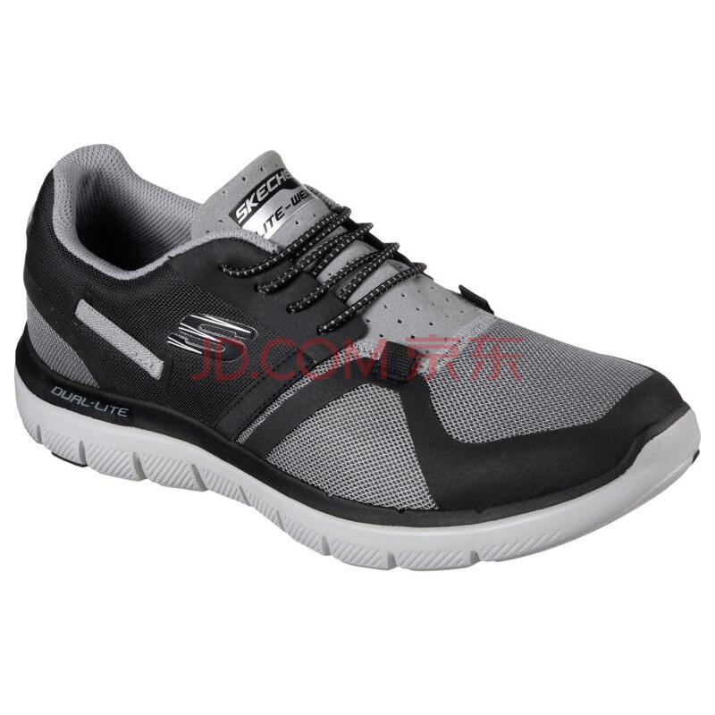È«Çò¹º ˹¿ÆæÄÐЬ SKECHERSÄÐÊ¿µÍ°ïÆ´É«flex 2Ô˶¯ÐÝÏÐЬº£ÍâÖ±ÓÊ Gray/Black 11