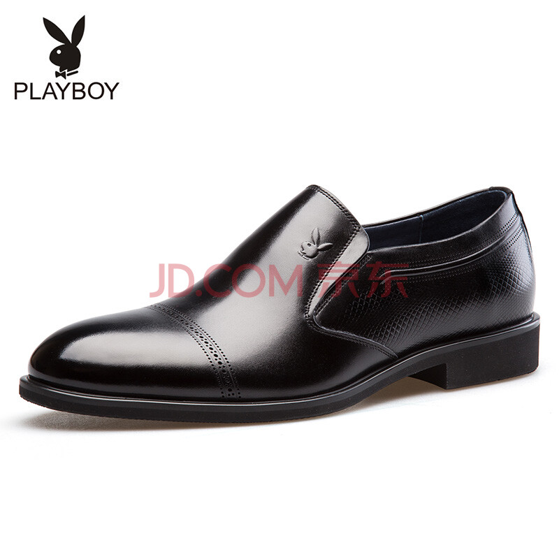 »¨»¨¹«×Ó£¨PLAYBOY£©ÄÐÊ¿Ì×½ÅÉÌÎñÐÝÏÐÆ¤Ð¬Ó¢Â×Բͷ°Ù´îÕýװЬÄÐЬ7CW602014D ºÚÉ« 40