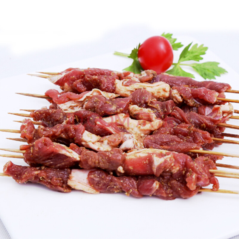 冠揚平原自養谷飼羊肉 微調理腌制燒烤羊肉串400g*4袋80串 共3.2斤 1.6kg
