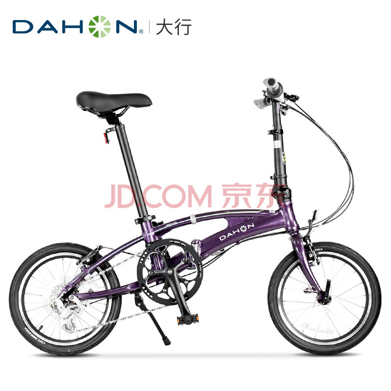 大行(DAHON) 折叠车16寸8速铝合金小公路折叠车自行车SRA682 紫色