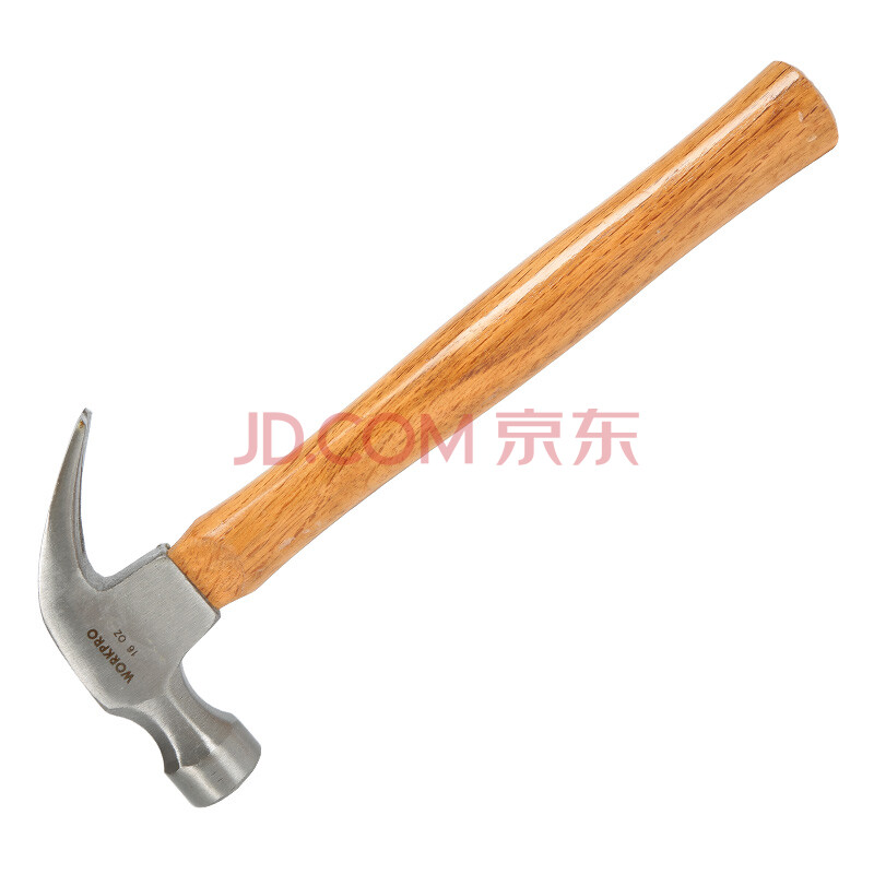 万克宝（WORKPRO）W041007N 木柄羊角锤家用起钉锤木工锤子榔拔打锤安全 