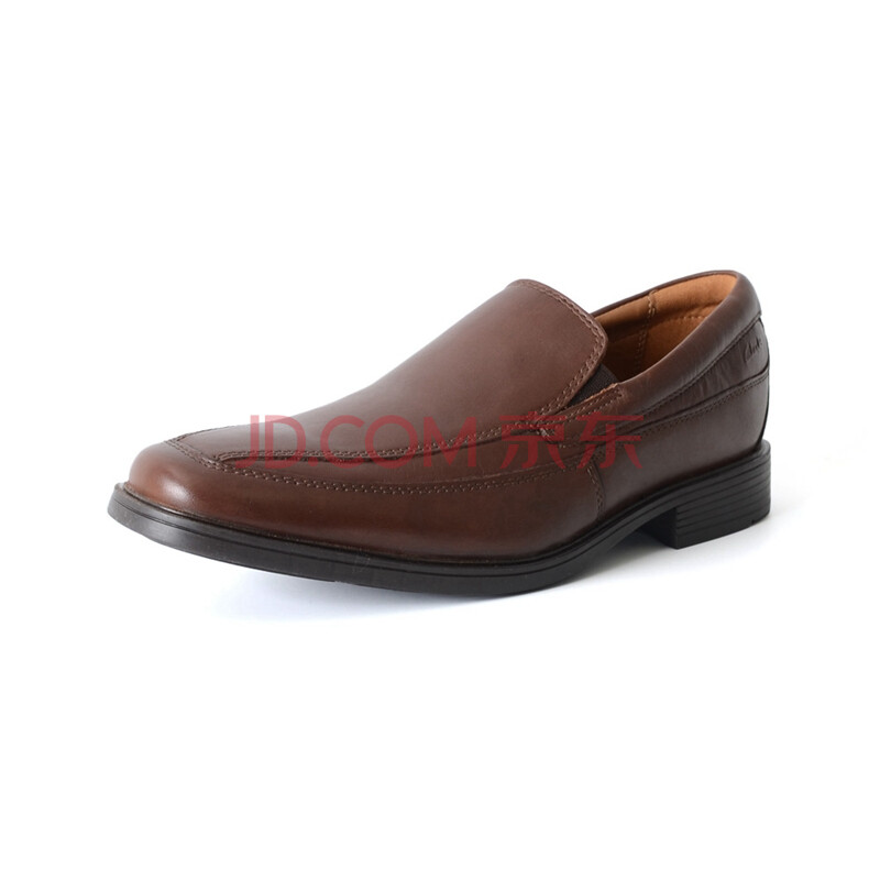 全球購 全球購 Clarks/其樂男鞋 正裝男鞋 男士休閑鞋 舒適一腳蹬套腳男鞋商務皮鞋 棕色 棕色 US 9.5M