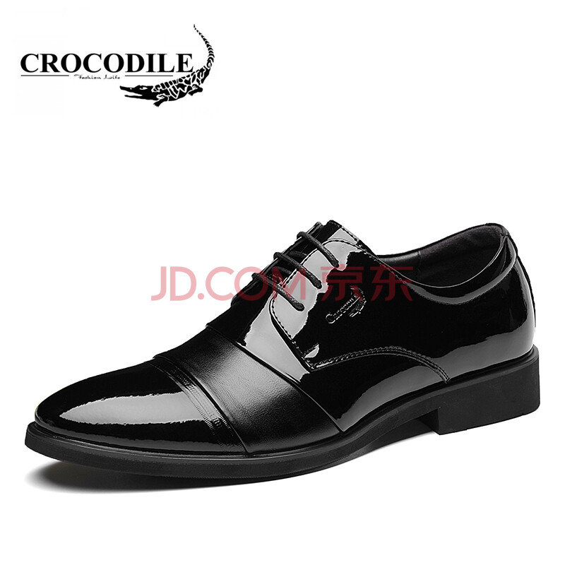 öùÓãÐô CROCODILE ƤЬÄÐÊ¿³±Á÷Ó¢Â×·çÉÌÎñÕýװЬ°Ù´îÊæÊÊÄÐЬ WFX00372066 ºÚÉ« 43