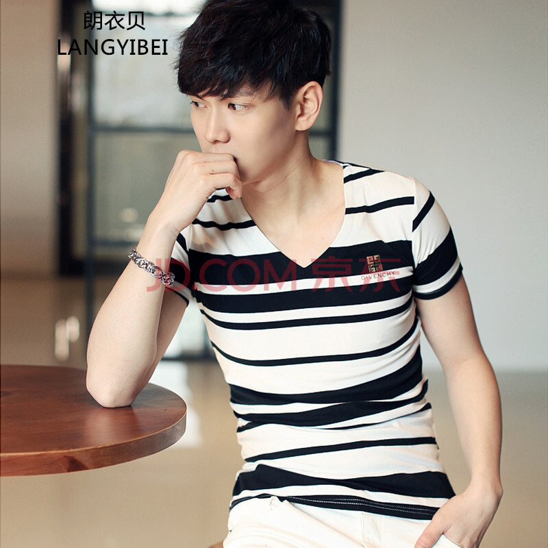 新款潮流韩版t恤男修牌子品质好 新款好用