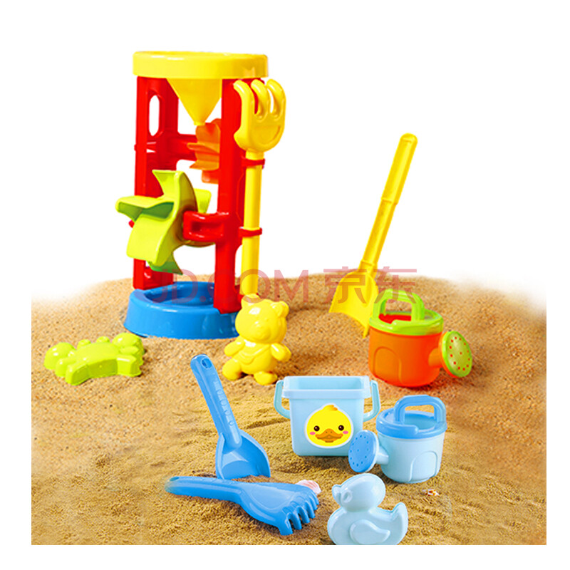 儿童沙滩玩具套装 夏季海边大号沙漏宝宝玩沙子挖沙戏水玩具决明子