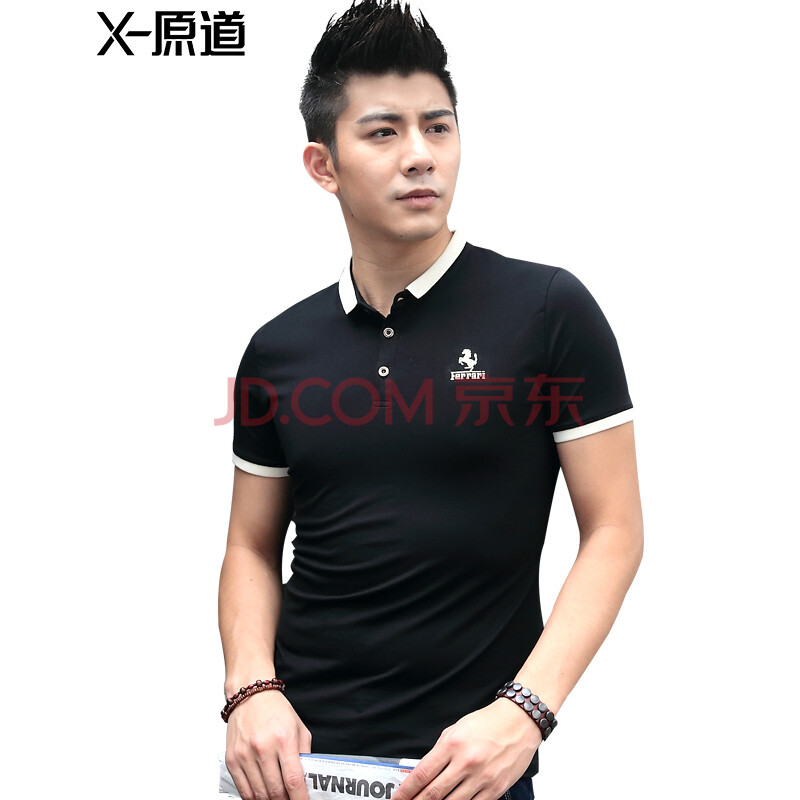 夏季男士t恤短袖翻领牌子品质好 新款好用