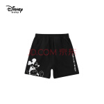 迪士尼 disney 童装男童宝宝衣服针织短裤米老鼠宽松时尚裤子2020夏