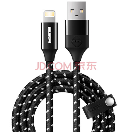 亿色(ESR)苹果MFI认证数据线 充电器线usb 适