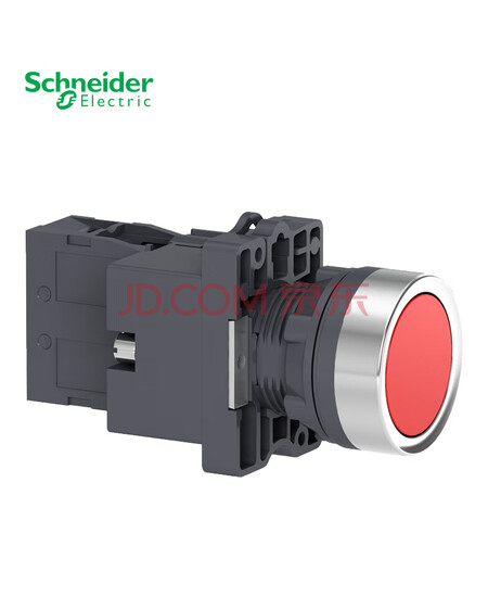 施耐德电气 带灯按钮 红色 1NC 220VAC 塑料 XA2EW34M2 按钮 企业客户