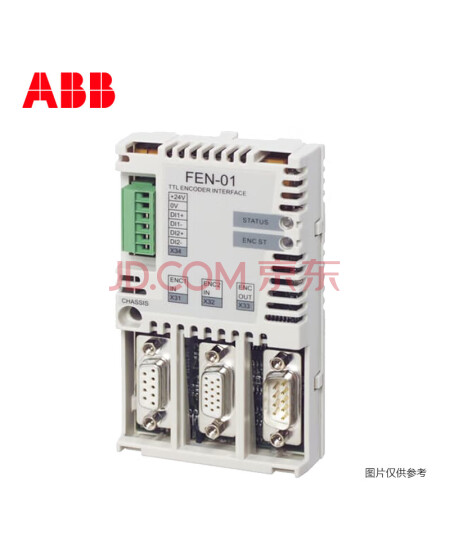 ABB变频器附件 FEN-01 TTL脉冲编码器接口模块 ACS880/DCS880适用,C
