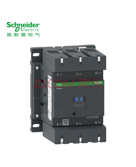 施耐德电气 TeSys D（国产） 150A 220VAC 3P 3NO 交流 50/60Hz 440V LC1D15000M7C 交流接触器