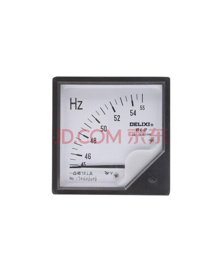 德力西电气 模拟指示电测量仪表6L2 频率表 45-55Hz 380V