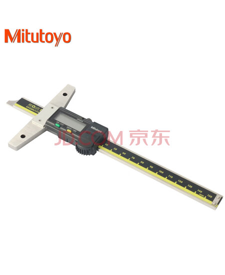三丰电子数字数显深度游标卡尺0-150/200/300及以上 测量孔深 台阶 0-300_0.01mm（571-203-30）