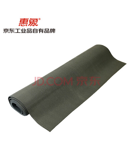 惠象 京东工业自有品牌 PVC镂空防滑地垫 疏水垫 厚5mm 加密灰色0.9*1m