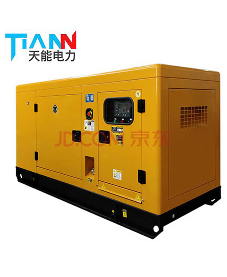 天能动力潍柴发电机30KW千瓦柴油发电机组液晶九保护自启停低噪音款户外应急施工GF-30