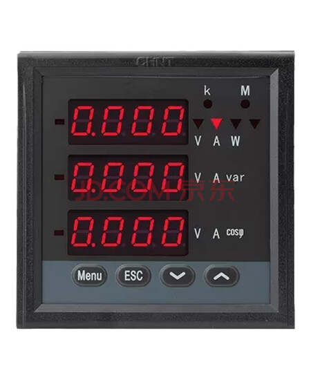 正泰 PD666 3S4 LED 380V 5A 三相多功能电表电流电压功率频率电力仪表数显智能液晶定制