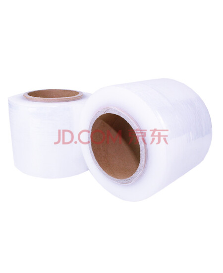 伏达 PE缠绕膜 包装膜打包膜 自粘性拉伸膜防水捆包膜 宽25cm*400米 4卷装
